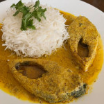 Hilsa fish with rice